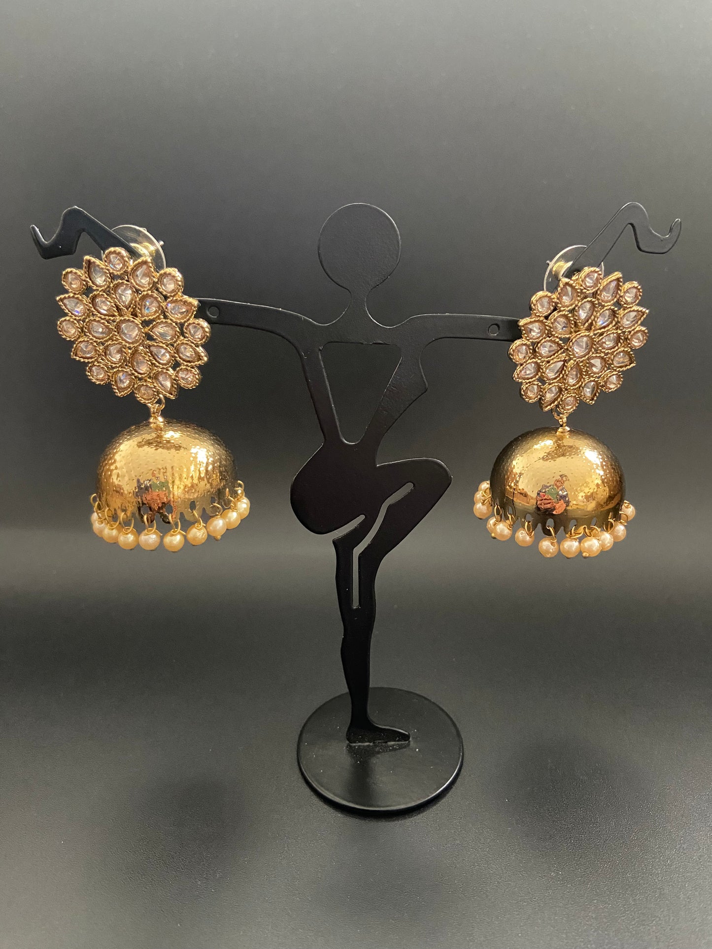 Gold Jhumkas