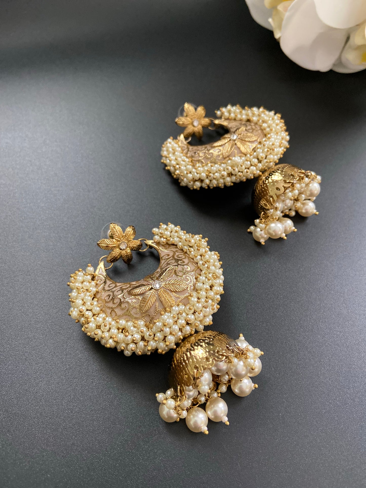 Chandbali Jhumkas