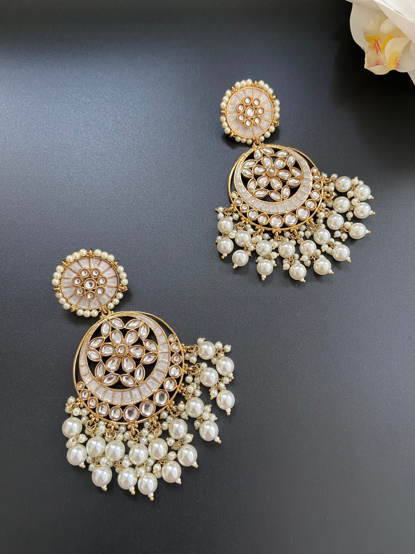 Floral Pearl Earrings