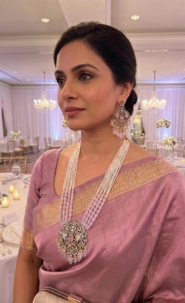 Blush Kundan Necklace Set