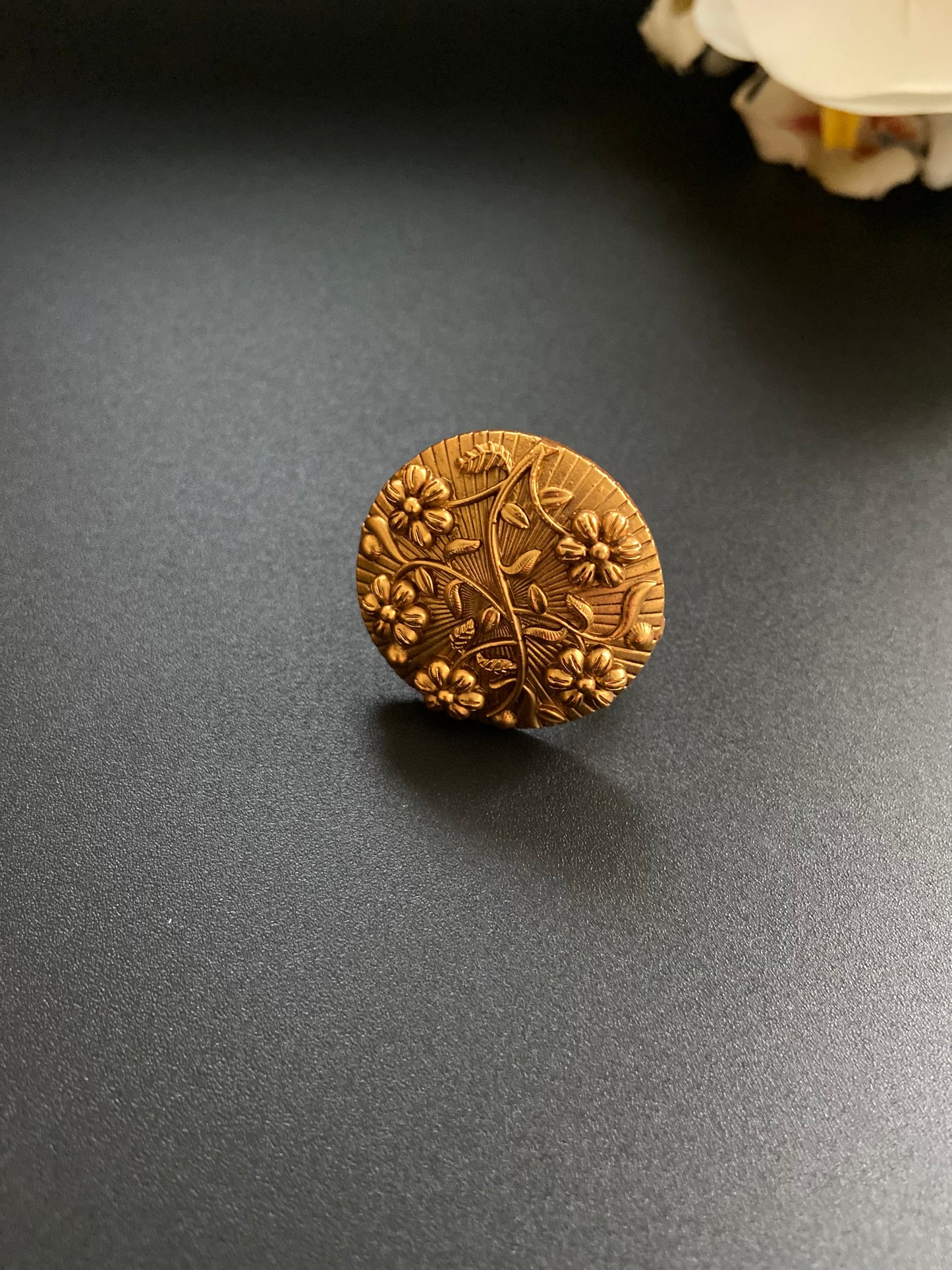 Gold Floral Ring