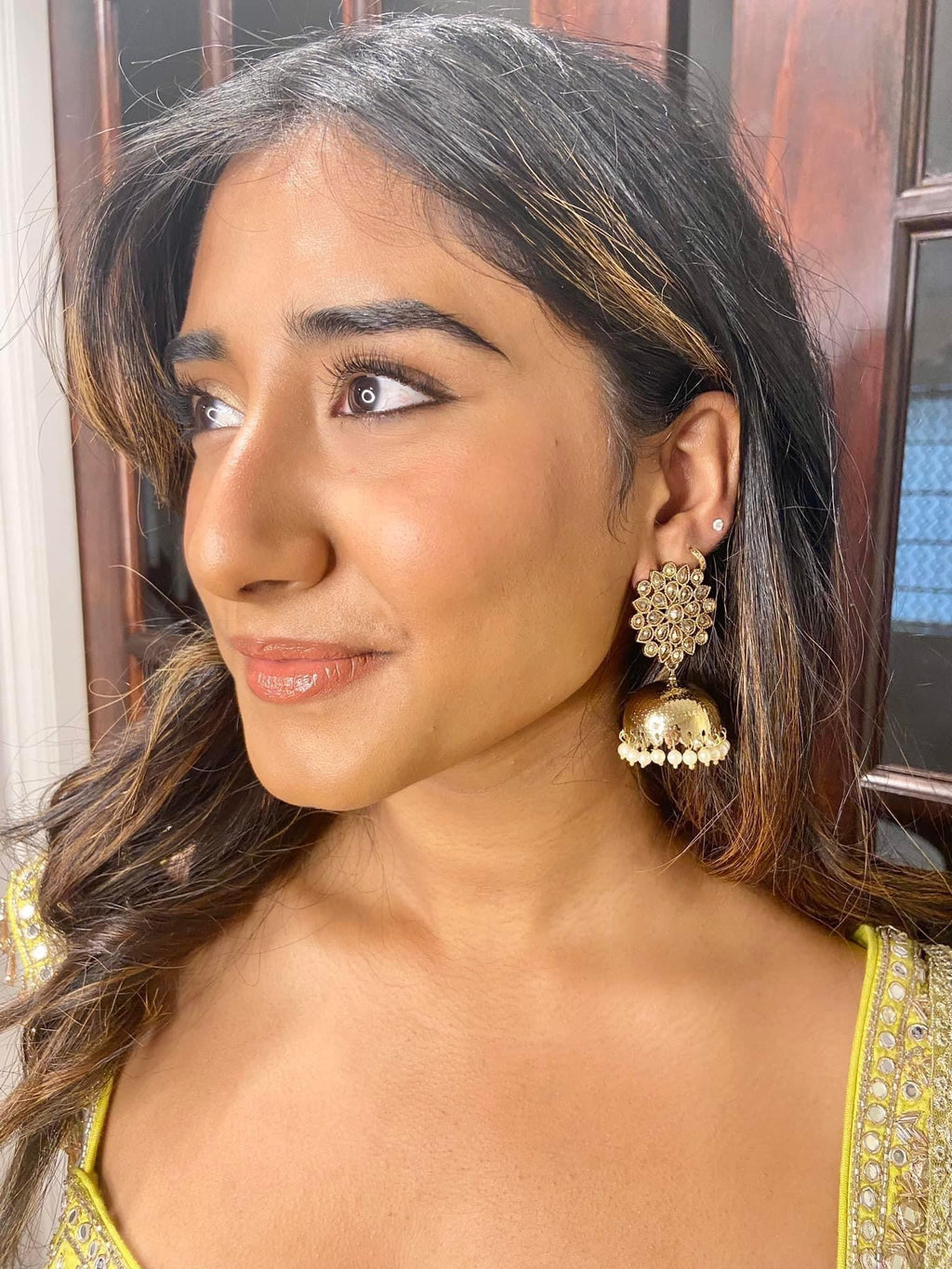 Gold Jhumkas