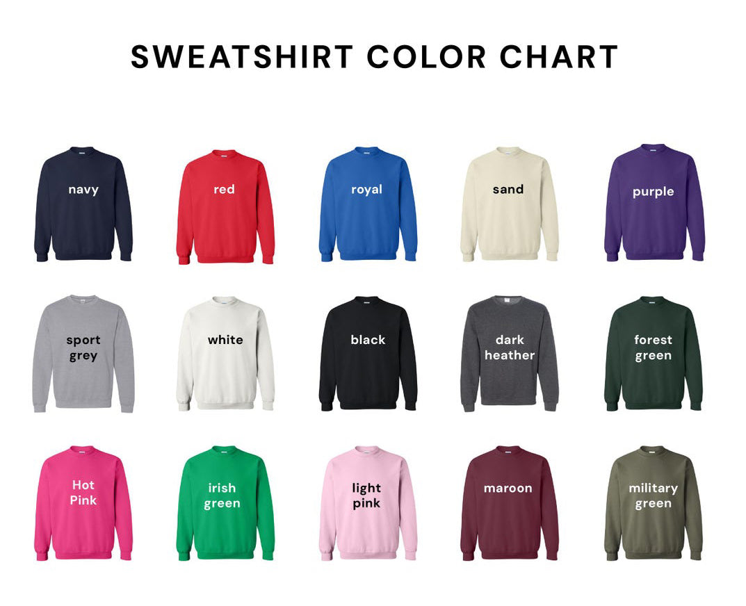 Custom Puff Paint College Arch Sweatshirt