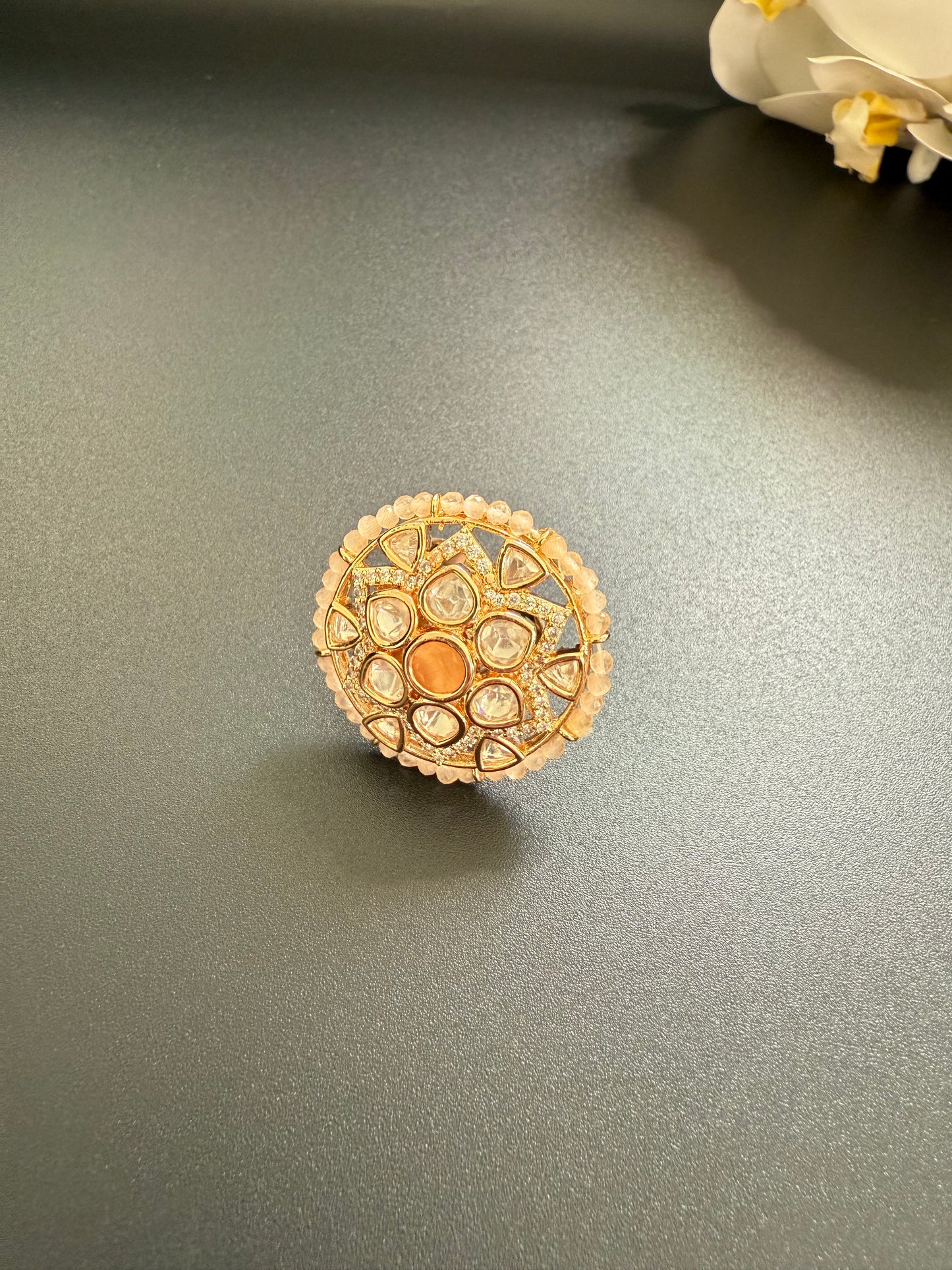 Regal Kundan Ring
