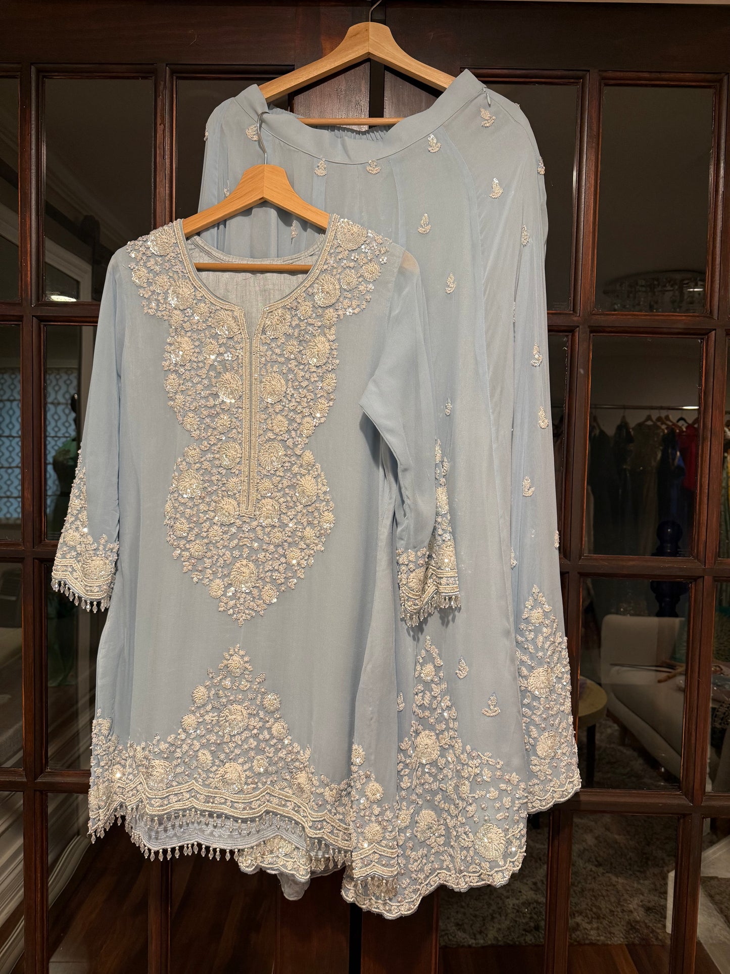 Powder Blue Sharara