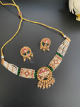 Lotus Kundan Set