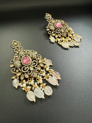 Blush Kundan Necklace Set