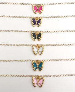 butterfly jewelry necklaces fashion trendy colorful