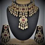 Ruby Red Choker Set - Made to Order only