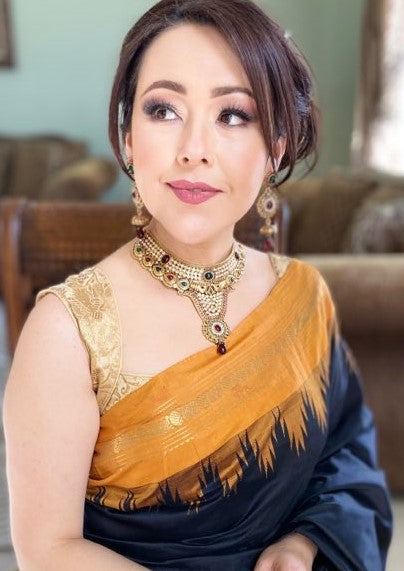 Rajwada Gold Plated Choker Set