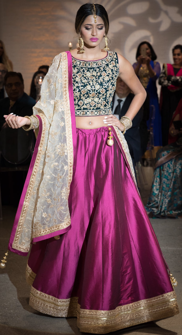 Lehnga - Sequins, Zardozi and Embroidered