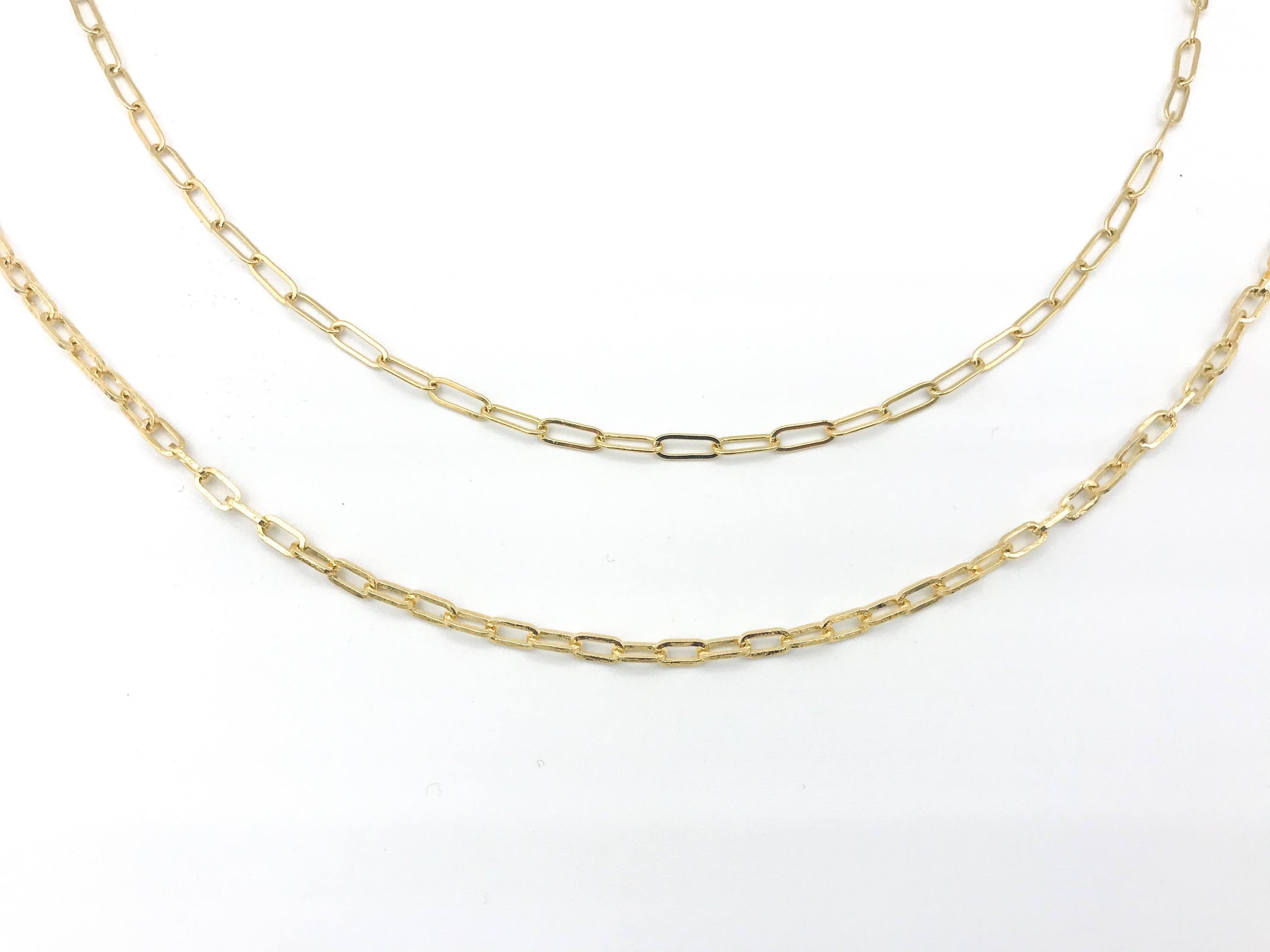 plain chain trendy jewelry paperclip chain