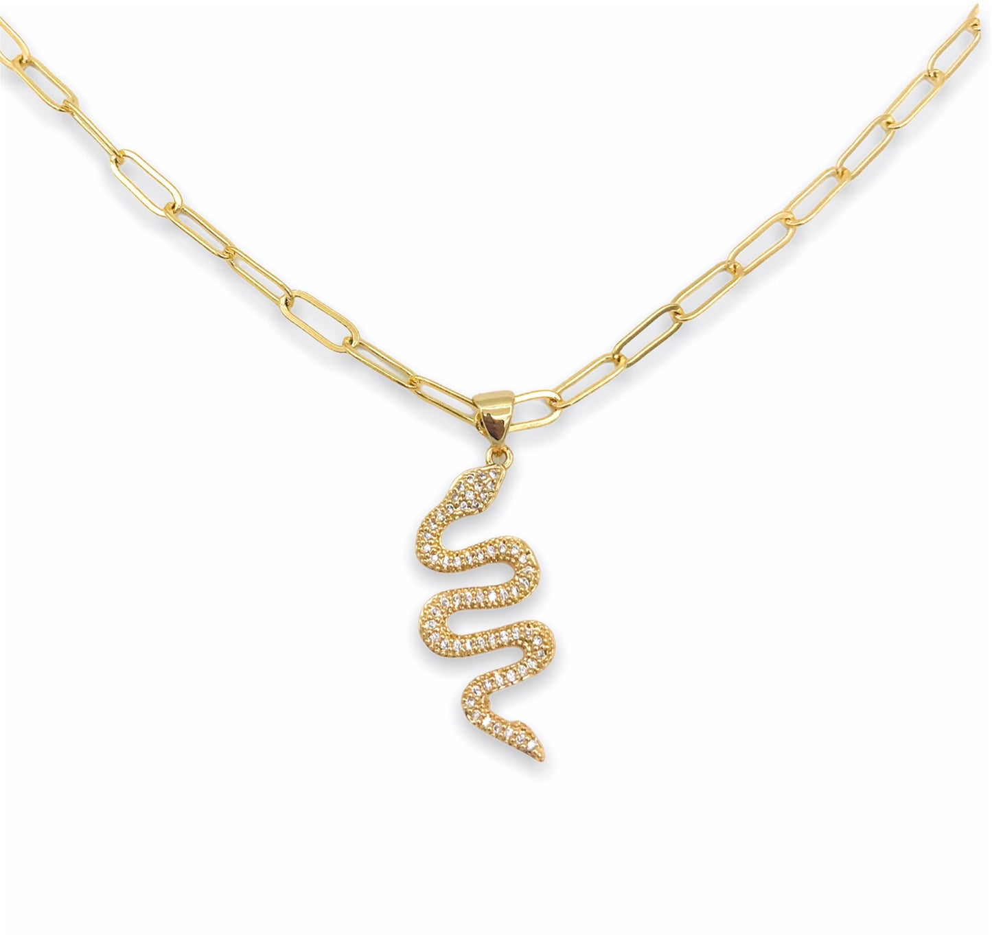 Gold Snake Necklace