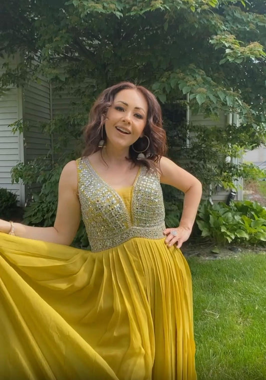 Mustard Yellow Jumpsuit by Vibgyor