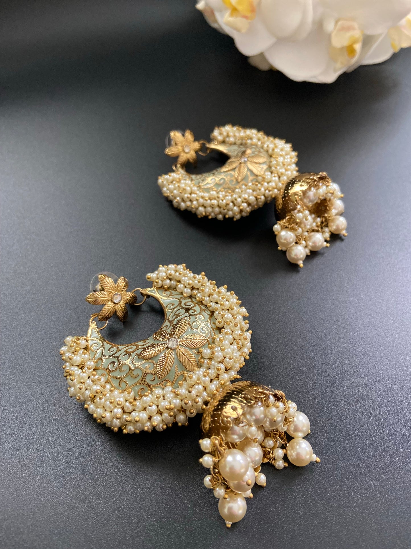 Chandbali Jhumkas