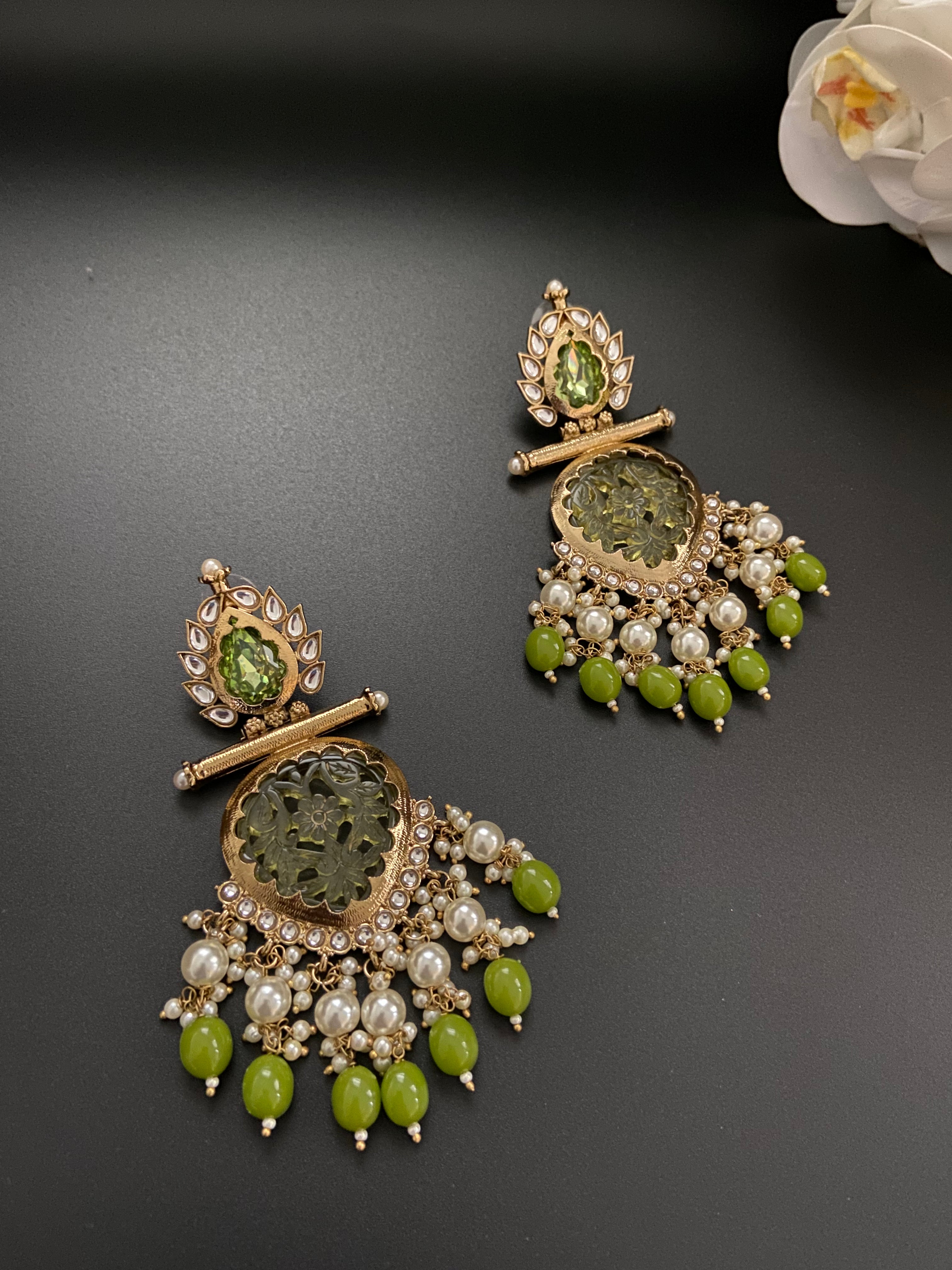 Ethnic Engraved Earrings