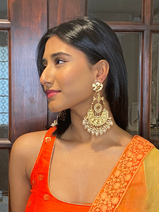 Bird Motif Earrings
