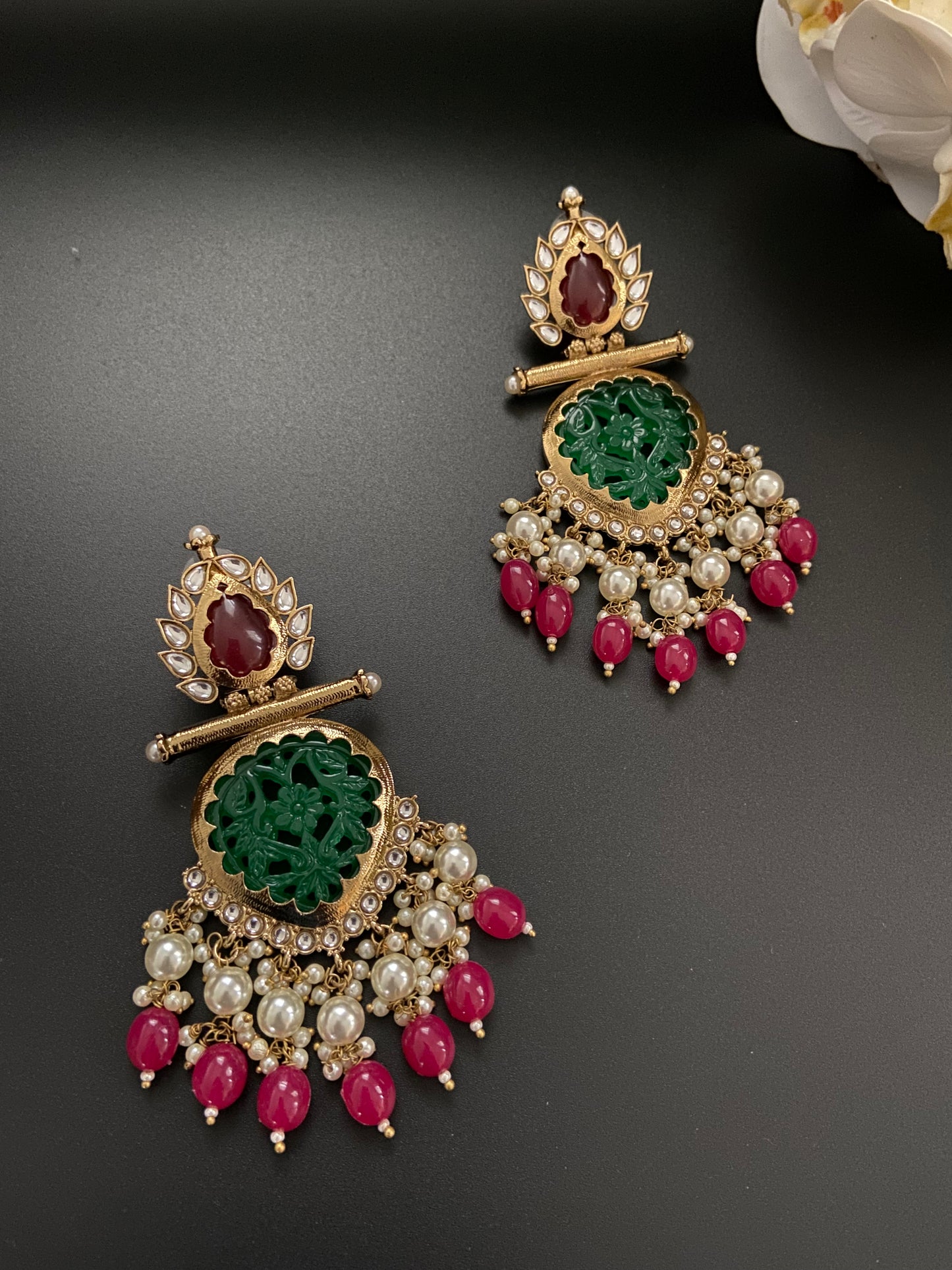 Ethnic Engraved Earrings