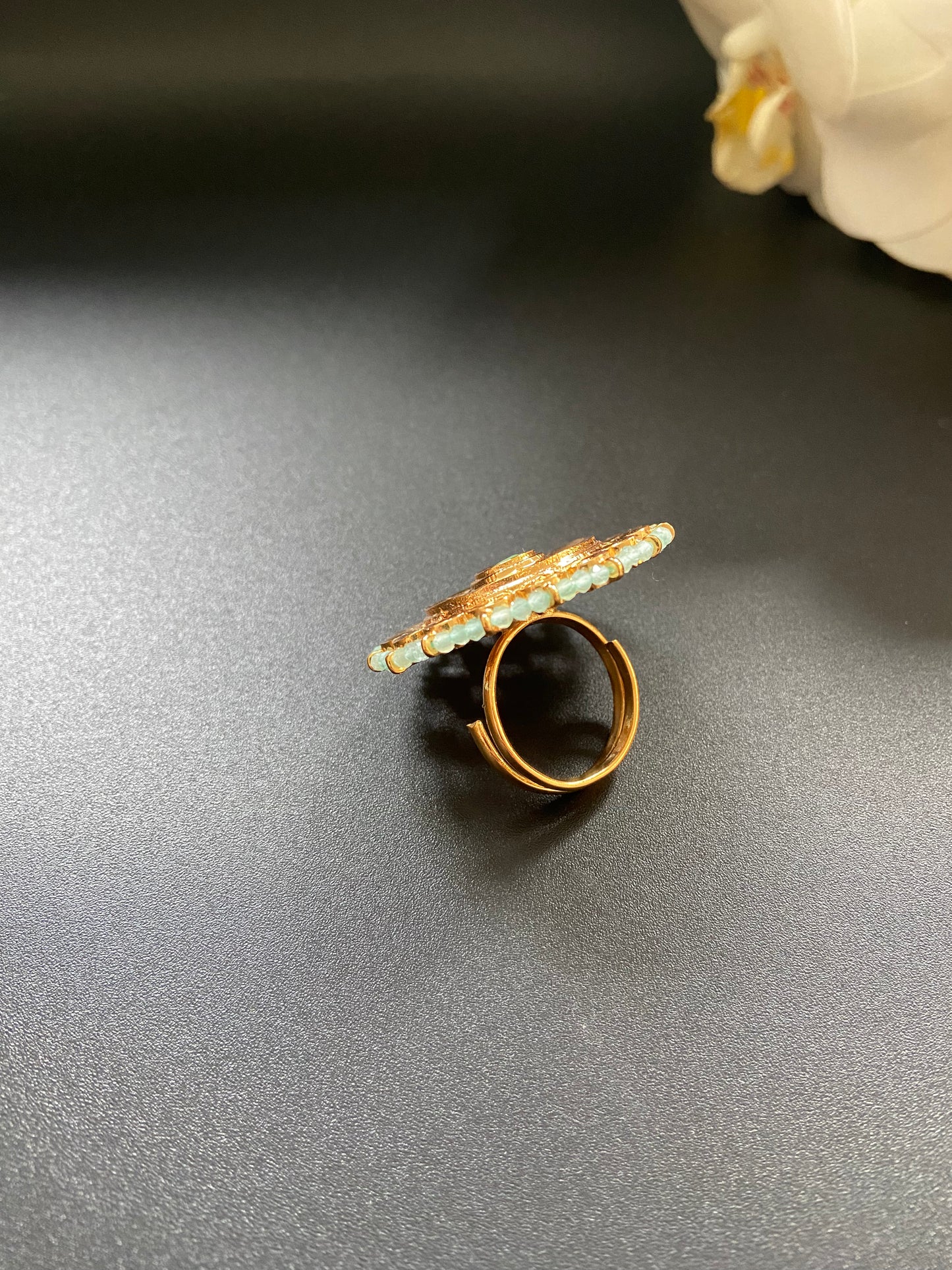 Floral Mint Ring